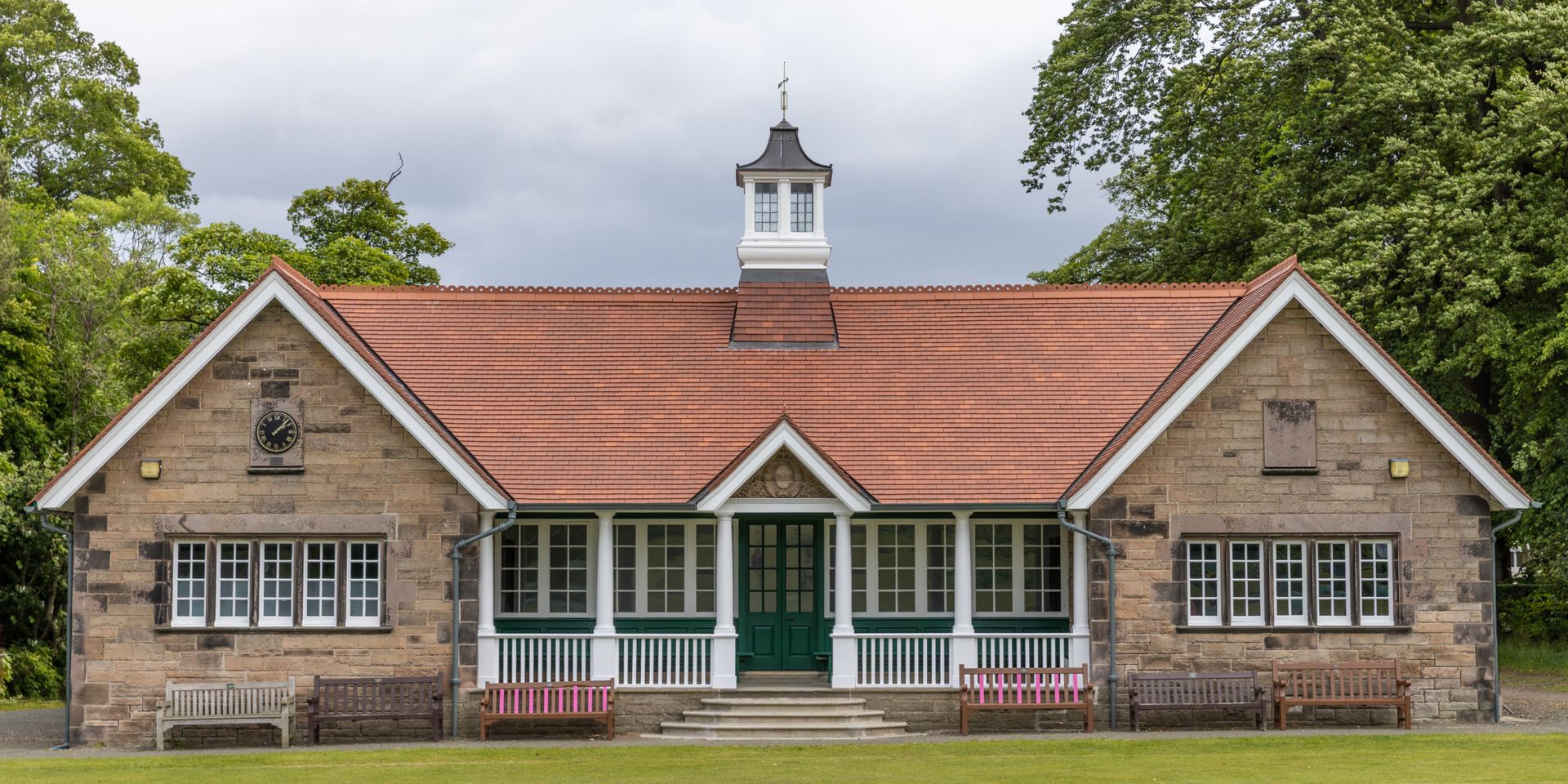 Image of the Cricket Pavilion from the front